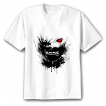 TOKYO GHOUL mar&scaron;kinėliai Vyri&scaron;ki japoni&scaron;ki anime mar&scaron;kinėliai, vyri&scaron;ki KANEKI KEN print mar&scaron;kinėlių vir&scaron;us M