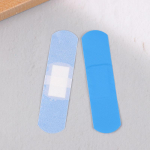 100 vnt./rinkinys Mėlyni aptinkami pleistrai Band Aid Vandeniui atsparios medicininės lipnios juostelės Žaizdų tvarstymo pleistrai Pirmosios pagalbos pleistrai