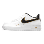 Nike Air Force 1 LV8 GS Balti Metaliniai Auksiniai Vaiki&scaron;ki Kedai Juodi DM3322-100 36