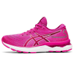 Asics Gel Nimbus 24 Fuksijos Raudonos Moteri&scaron;ki Sportbačiai Rožiniai Balti 1012B201-600 37