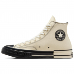 Converse Chuck 70 auk&scaron;ti natūralios dramblio kaulo ir juodos spalvos unisex sportbačiai, kreminiai A08188C 35