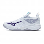 Mizuno Wave Dimension Balti Violetiniai Indigo Moteri&scaron;ki Sportbačiai Camellia-Rose V1GC224020 36