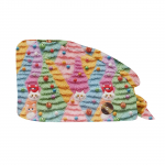 Madinga kalėdinė spauda darbinė kepurė Kasdienis plaunamas skrybėlių mai&scaron;elio dangtelis One Size geltona