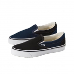 Vans Engineered Garments X Slip-On 98 OTW Classic Patogūs Mink&scaron;tas Palaikymas Skate Batai Unisex Kedai Mėlyni Juodi VN000EBPY61 42