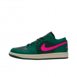 Air Jordan 1 Low Malachite Pink Blast Moteri&scaron;ki sportbačiai Žalias Kokoso Pienas Eglė DC0774300 36