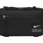 Nike Poliesterio Vienos Peties Įstrižinė Rankinė Sling Bag Juosmens Krep&scaron;ys Unisex Juoda Atsitiktinė DR6127-010 juoda