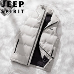 JEEP SPIRIT Men's Winter Pure Color Down Vest 2XL