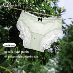 Cosmo Lady 2025 Summer Sexy Lace Antibacterial Triangle Briefs XL