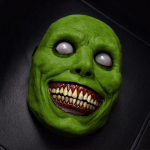 Baisi Helovino kaukė Besi&scaron;ypsantys demonai Siaubo veido kaukės Blogio Cosplay rekvizitai Vakarėlio Maskaradas Helovino kaukė Drabužių aksesuaras