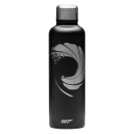 James Bond 007 Nerūdijančio plieno 350 ml vandens buteliukas One Size pilka/juoda