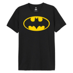 Batman Vyri&scaron;ki Klasikinio Logotipo Mar&scaron;kinėliai S geltona/juoda