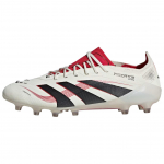 Adidas Predator Elite Ag Kreminės baltos, pagrindinės juodos, grynai rubino spalvos sportbačiai JI2082 39⅓