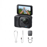 nuo Sara Insta360 GO Ultra Standartinė versija Juoda Kamera, kuri pakeis jūsų vandeniui atsparų įrenginį į dėvimą vaizdo įra&scaron;ymo įrenginį ir leis įra&scaron;yti iki 3 valandų