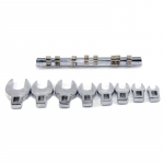 Varnos pėdos raktų rinkinys 3/8 colio lizdas Metrinis varnos pėdos raktų rinkinys Anglies plienas 10mm 11mm 13mm 14mm 16mm 18mm 19mm 22mm 1