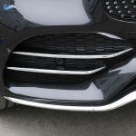 ABS Chrome automobilių priedai priekinių rūko žibintų juostelės oro įsiurbimo grotelių dangčio apdaila, skirta Mercedes Benz GLC klasei