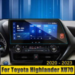 Automobilio priedai Toyota Highlander XU70  2022 2023 Hybrid Grūdintas stiklas GPS navigacijos ekrano apsauga Apdailos elementas 8 Inch HD