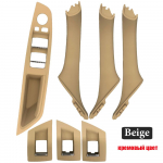For BMW 5 Series F10 F11 F18 520 523 525 528 530 LHD Interior Door Pull Handle Armrest Panel Trim high smėlis