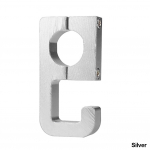 Motociklo bagažo &scaron;almo kabliukas Aliuminio tvirtinimas Motociklo motorolerio &scaron;almo laikiklis Krep&scaron;io kabliukas Pakaba Universali Motos Accesorios sidabras