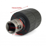 1/2 20UNF Gręžimo griebtuvas 1/2 Griebtuvo adapteris 2-13 mm talpa Besrakti&scaron;kis griebtuvas 2-13 mm tvirtinimo diapazonas Raktui konvertuoti