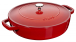 Staub Ketus Tro&scaron;kintuvas Sukiyaki Indukcinis Virimas Suderinamas Japoni&scaron;kas Tro&scaron;kintuvas Keptuvė, Vy&scaron;ninė, 24cm, Dviguba Rankena, Emalė, Sekli, Suderinama,