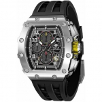Montre - TSAR BOMBA - Tonneau - Acier inoxydable - &Eacute;tanche 50M - Verre saphir lumineux juoda
