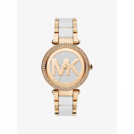 Michael Kors Parker auksinės spalvos ir acetato laikrodis MK6313 auksas