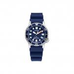 CITIZEN Sky Eagle kolekcijos &scaron;viesos energija maitinamas kvarcinis judėjimas Guminis PU dirželis Unisex Mėlynas ciferblatas EO2021-05L Blue Regular Watch Box