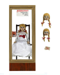 NECA Annabelle grįžta Ultimate veiksmo figūrėlė su vitrina NECA The Conjuring visata ANNABELLE GRĮŽTA Siaubo filmo atributika The Conjuring