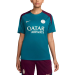 Nike PSG 2024/25 Dri-FIT Strike Geode Teal Bordeaux Vyri&scaron;ki trumpomis rankovėmis futbolo treniruočių mar&scaron;kinėliai FN9821-382 M