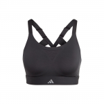 Adidas Tailored Impact Bra Vienspalvis Auk&scaron;to Intensyvumo Kryžminio Treniruočių Sportinis Liemenėlė Moteri&scaron;ki Apatiniai Juodas HS7266 70A