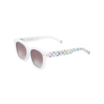 Louis Vuitton Lv X Takashi Murakami Bendradarbiavimo Kvadratiniai Saulės Akiniai Unisex Akiniai Nuo Saulės Balti Z2725 W