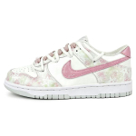 Nike Dunk Slip Resistant Abrasion Resistant Low top Skateboard Shoes Women's DH9765-102(Team1676-) 36.5 white