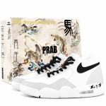 Nike Flight Legacy Chasing The Wind Sintetinės odos amortizuojantis atsparus dilimui vidutinio auk&scaron;čio senoviniai krep&scaron;inio batai BQ4212-101(Team1559-SBOX) 42