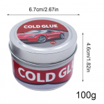 75/100g &Scaron;alto klijavimo klijai Dent Puller &Scaron;alti klijai Remonto įrankiai Automobilio kėbulo remontas &Scaron;alto klijavimo klijai Greitam remontui Kompakti&scaron;kas as shows 100g gray