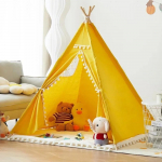 1,6M Palapinė Vaikams Teepee Ne&scaron;iojama Vidaus ir Lauko Paprasta Berniukams ir Mergaitėms Trikampė Palapinė Vaikų Praktinio Žaidimo Namelis Žaidimas Namuose