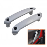 Kairės ir de&scaron;inės vidinės durų rankenėlės, skirtos VW Lupo 1999-2006, Seat Arosa 1997-2005, 6X0867180B 6X0867179B, vidinė durų rankenėlė pilka