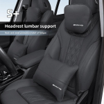 Skirta Mercedes Benz AMG A B C E G CLA W211 W203 W204 C260 E300L A200L Automobilio Sėdynės Saugos Pagalvėlė Galvai Automobilio Emblema Kaklo Pagalvėlė juoda