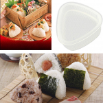 &bdquo;Puntos&ldquo; &bdquo;pasidaryk pats&ldquo; virtuvės trikampio formos su&scaron;ių ryžių kamuoliukų dėžutės presas &bdquo;Nori&ldquo; formos maisto gaminimo įrankis one size