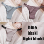 FINETOO 3Vnt./komplektas Medvilninės kelnaitės kelnaitės Moteri&scaron;kos apatinės kelnaitės Moteri&scaron;kos Sexy Knickers Moteri&scaron;kos strypai Apatiniai Vienspalviai Intymus apatinis trikotažas M