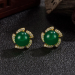 SACE GEMS cirkonio auskarai moterims Vestuvių dovanos raudona