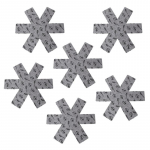 6 vnt neprideganti padėklo skirstytuvų apsauga, apsauganti nuo įbrėžimų, atskiri ir apsaugoti indų pavir&scaron;ius 3Style mixed 6pcs