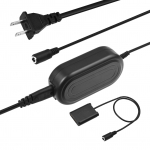 Andoer DK-X1 kintamosios srovės maitinimo adapteris NP-BX1 fiktyvus akumuliatoriaus nuolatinės srovės movos komplekto priedas, skirtas Sony EU Plug