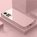 Blizgus padengtas telefono dėklas, skirtas Xiaomi Redmi Note 11 11S 10 10S 10C 10A 9S 9T 9C POCO X3 X4 Pro 11T 12Lite silikoninis apsauginis dangtelis Redmi 9C rožinė