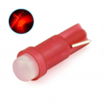 10 vnt. T5 LED žibintai W1,2 W W3W LED automobilio salono ap&scaron;vietimas, automatinis &scaron;oninis plei&scaron;tinis prietaisų skydelio matuoklis prietaisų lempos lemputė 4014 LED itin ry&scaron;ki raudona