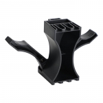 Automobilio centrinės konsolės puodelių laikiklio skirstytuvo įdėklas 55633-60040, skirtas Toyota Prado LC120 2003-2009 m. juoda