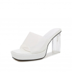 9 cm moteri&scaron;ki seksualūs auk&scaron;takulniai sandalai naktiniai &scaron;ou &bdquo;Stiletto Crystal Pumps&ldquo; &bdquo;Peep Toe&ldquo; batai