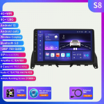 Hizpo 8GB+128GB 9'' 2Din Android 12 DSP RDS automobilinio radijo multimedijos vaizdo grotuvas, skirtas Mercedes Benz C-Class 3 W204 S204 2006-2011 SWC GPS Carplay 4G S8 8Core 8G 128G AI