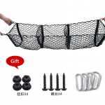 Buggy bagažinės tinklinė ki&scaron;enė, trys skyriai bagažo tinklelis, trys krep&scaron;eliai, trimatė tinklinė ki&scaron;enė 90*30CM