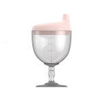 150 ml Kūdikių mokomieji gėrimo buteliukai Kūrybiniai vyno taurės formos vaiki&scaron;ki slaugytojo maitinimo buteliukai taurelė ančių snapo taurė 1 PCS