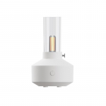 Retro žibalinė lempa Aromaterapijos difuzorius Oro drėkintuvas Namų kambario kvapas USB elektrinis ultragarsinis aromato eterinių aliejų difuzorius White